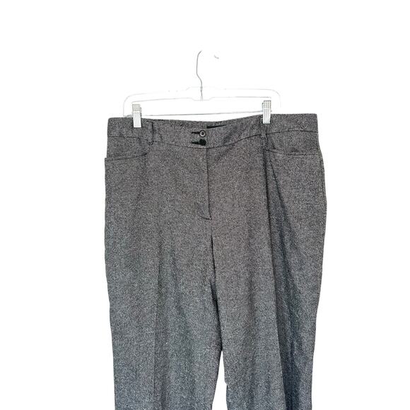 Talbots Plus Black Office Career Work Wool Blend Heritage Dress Pants Size 16 - Picture 3 of 13